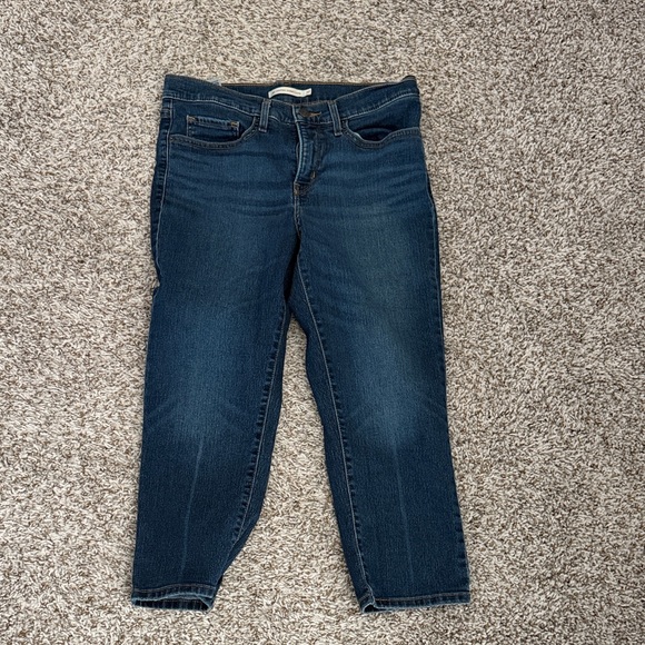 Levi's Pants - Levi's Women's Dark Indigo Denim Capris